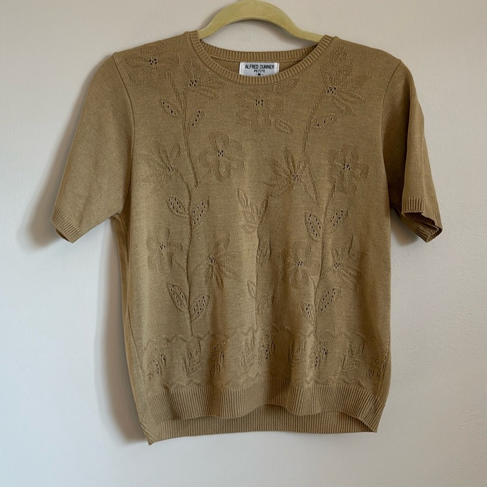 ALFRED DUNNER: Vintage Floral Top